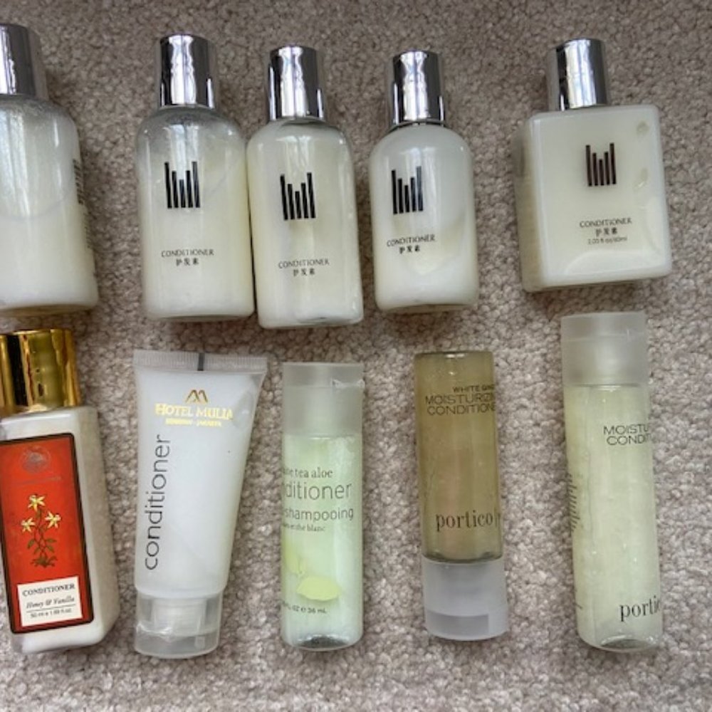- NEW Pleasantly scented variety hair conditioner travel airport security